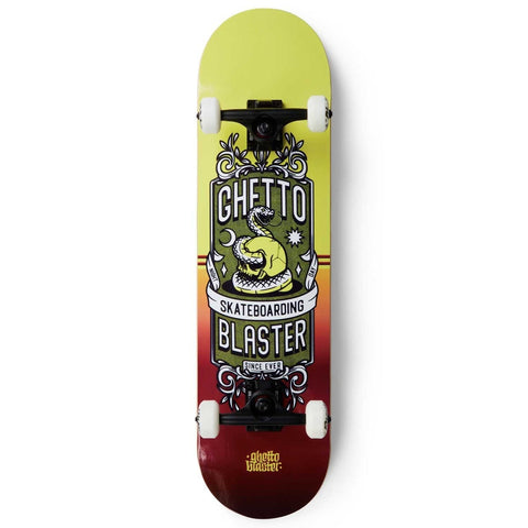 Ghettoblaster Skate Skull red yellow 8.0