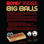 Bones Big Balls Reds Cuscinetti Skateboard