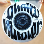 Ghettoblaster Skate Flame Whi 8.25"