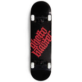 Ghettoblaster Skate completo Logo black red 8.125