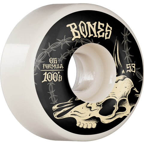Bones Ruote 100's Desert Skull V4 Wide 53mm 100A