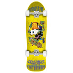 Cruzade Skate Sketchy Is Fun Yellow 9.0″