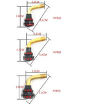 Valvola curva pneumatici tubeless per monopattino elettrico – 4 misure